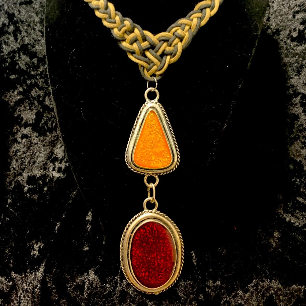 A Modern Ethnic Statement Necklace